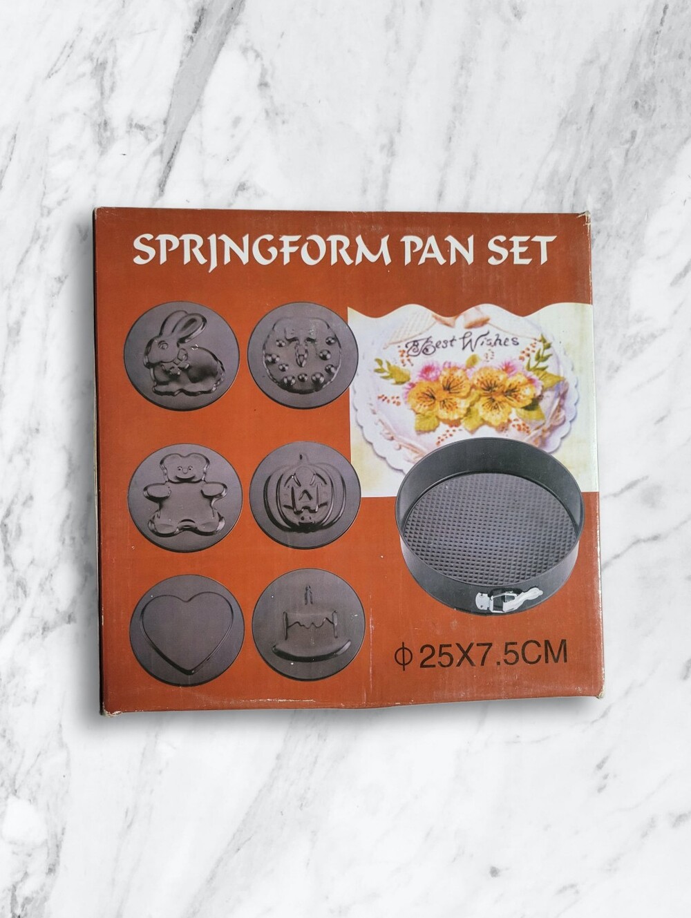 Springform Pan Set - Nonstick Black Baking Molds